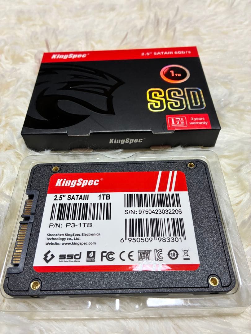 SSD SATAIII 6Gb/s 2.5インチ内蔵SSD 1TB