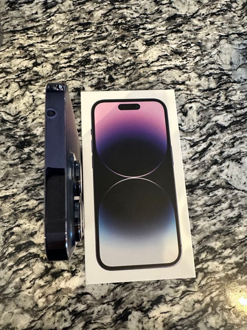 iPhone 14 Pro ディープパープル　simフリー