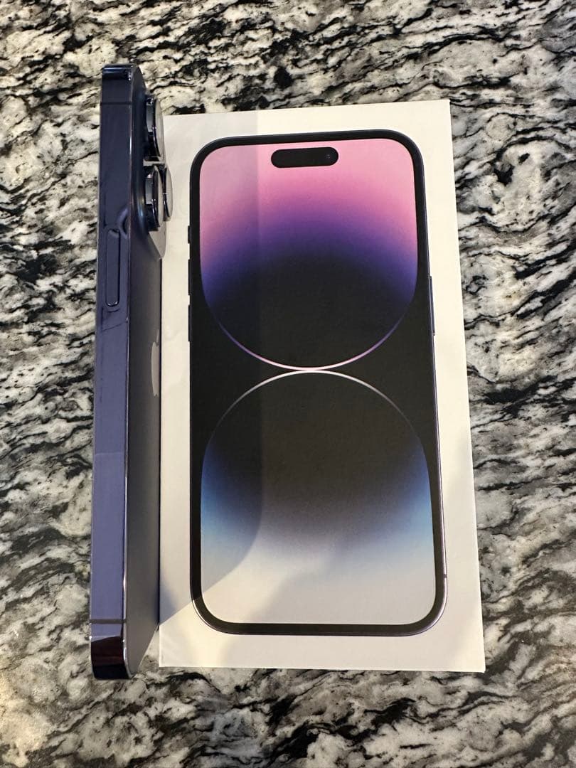 iPhone 14 Pro ディープパープル　simフリー