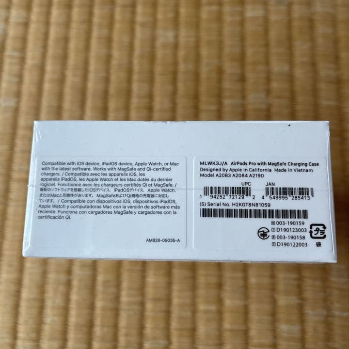 ヘッドホン Apple AirPods Pro MWP22J/A