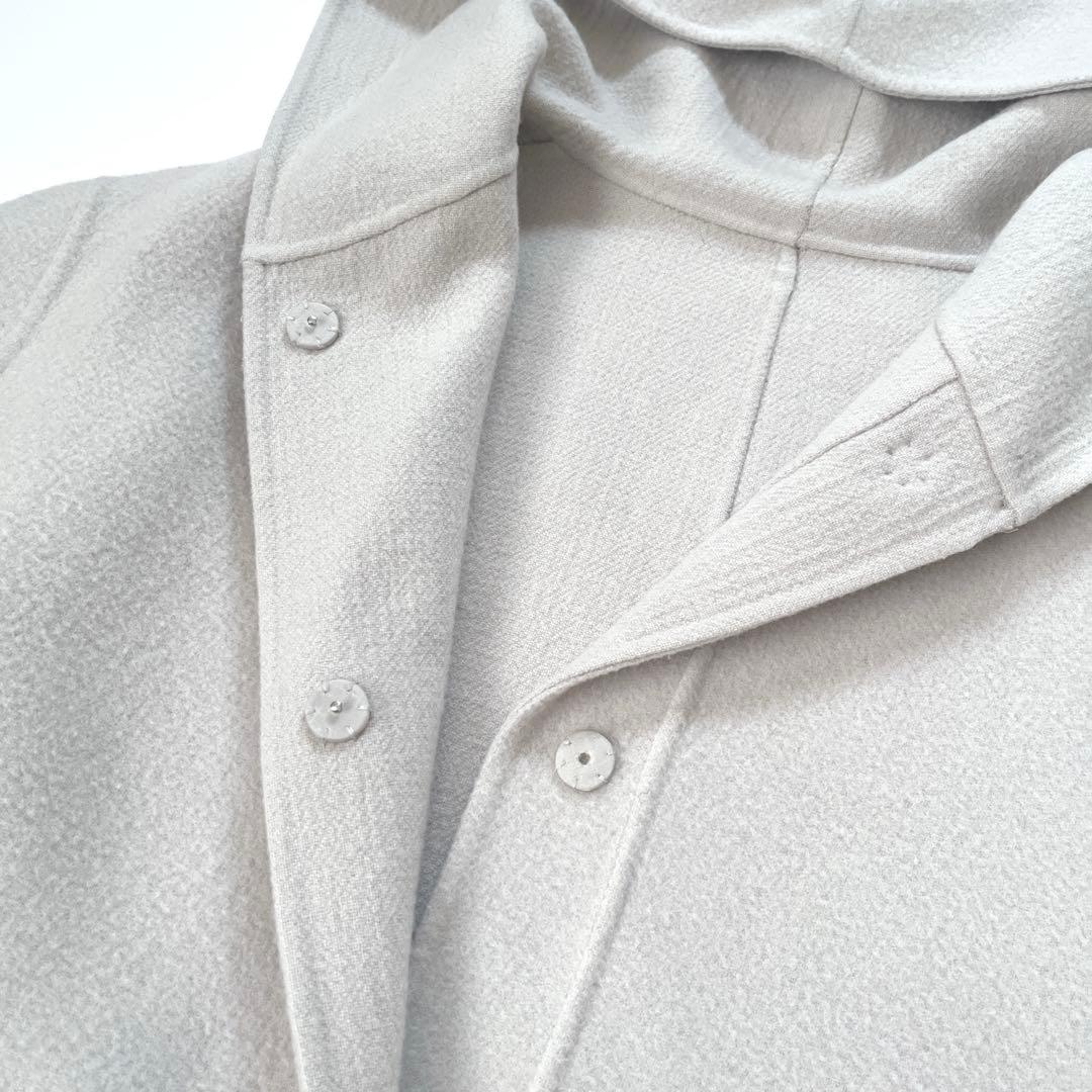 23区 プルーフメルトンリバーショートコート 2021AW ライトグレー