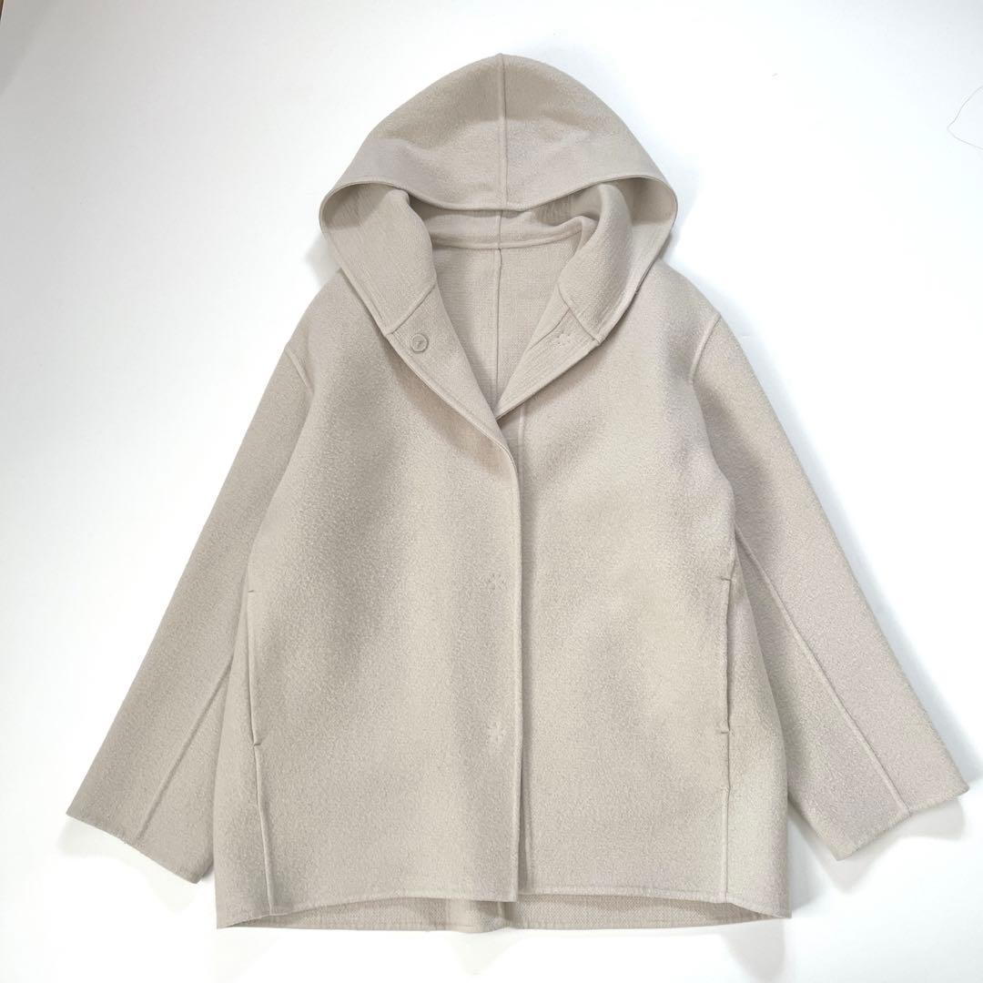 23区 プルーフメルトンリバーショートコート 2021AW ライトグレー