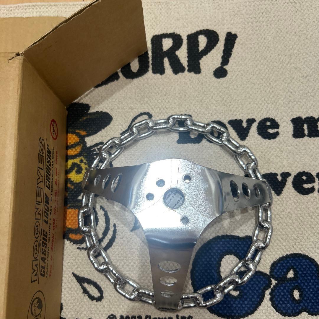 MOONEYES チェーンステアリングホイール