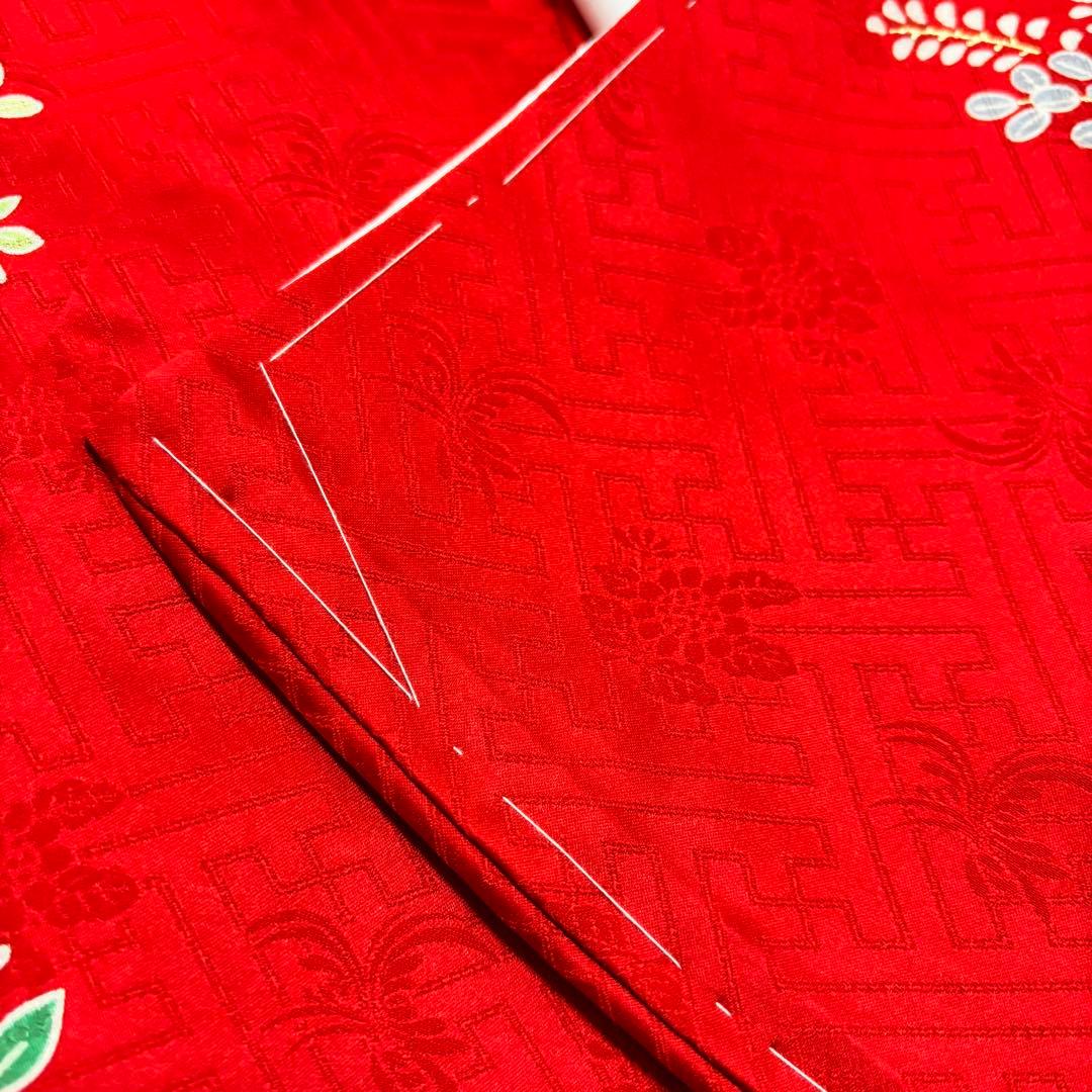 京友禅 正絹 多色箔技法 お宮参り着物 女の子 産着 祝着 のしめ 襦袢付