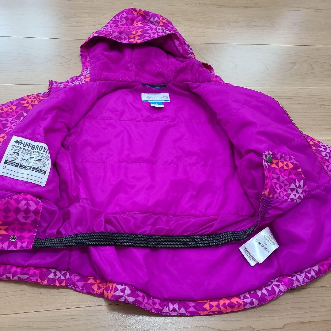 Columbia 子ども用スキーウェアセット XXS ピンク