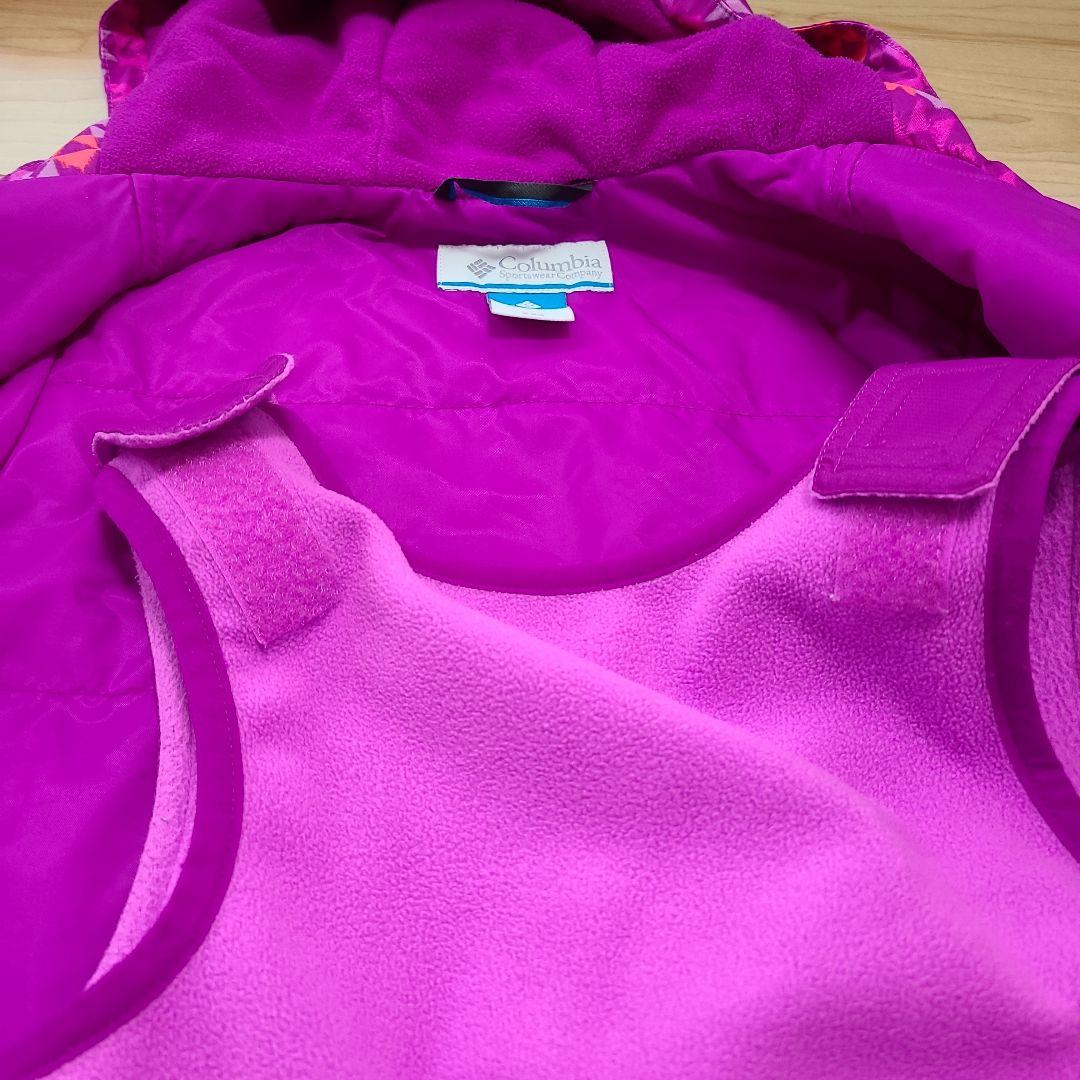 Columbia 子ども用スキーウェアセット XXS ピンク