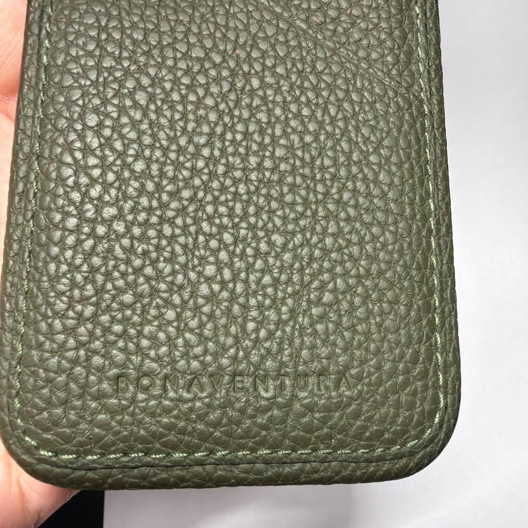 BONAVENTURA iPhone16Pro ケース　カーキ