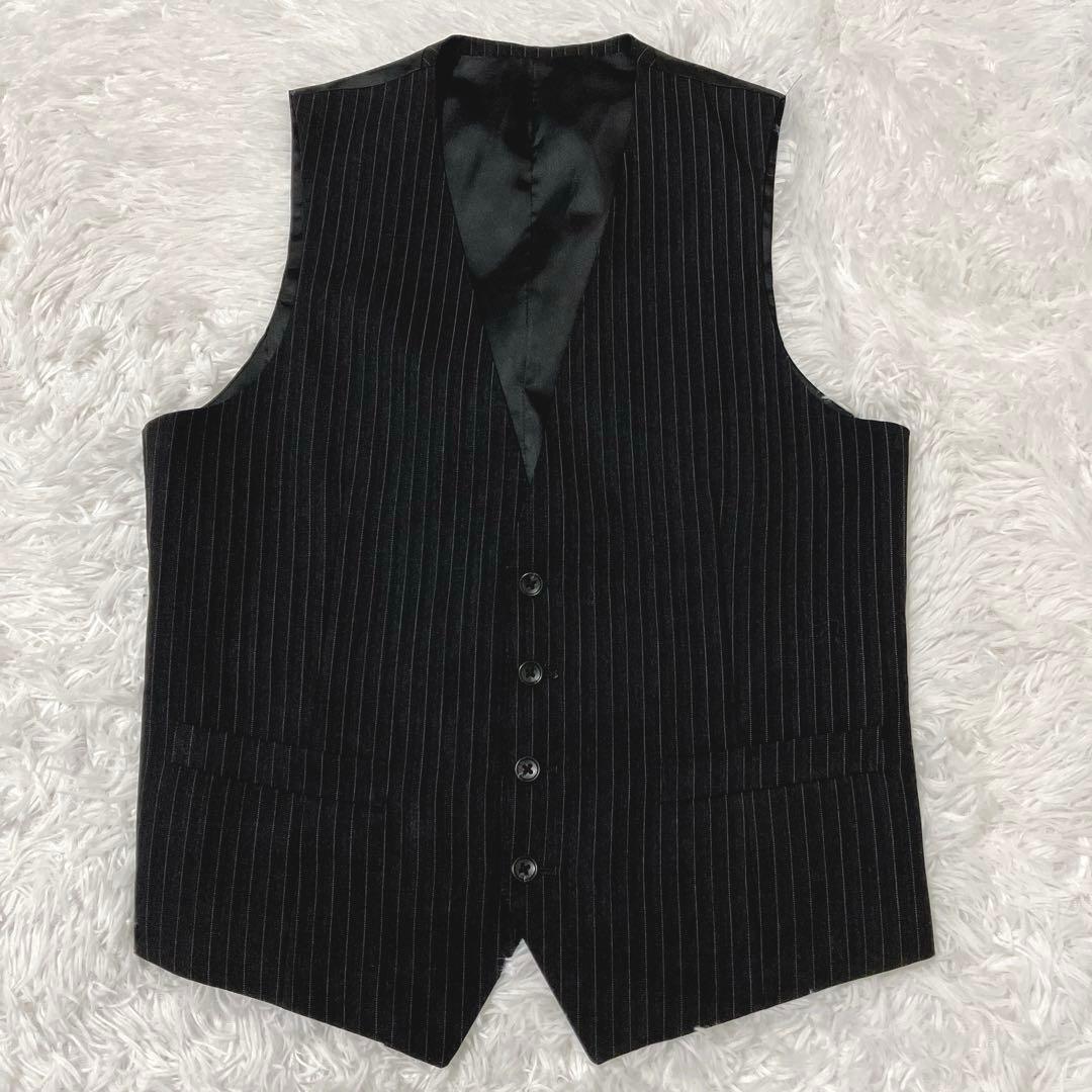 Daniel Dodd UOMO A6 スーツ　3ピース　ストライプ　黒