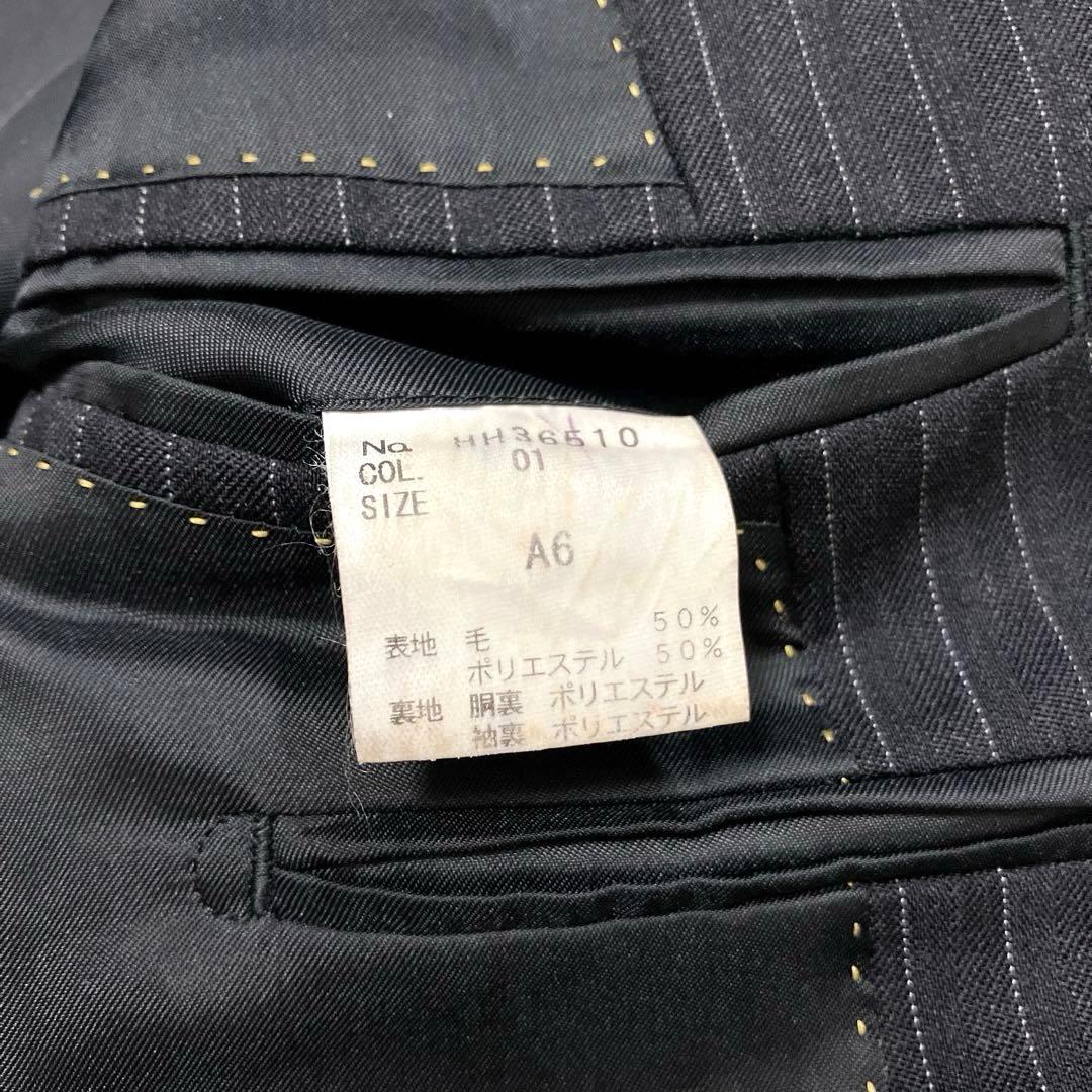 Daniel Dodd UOMO A6 スーツ　3ピース　ストライプ　黒