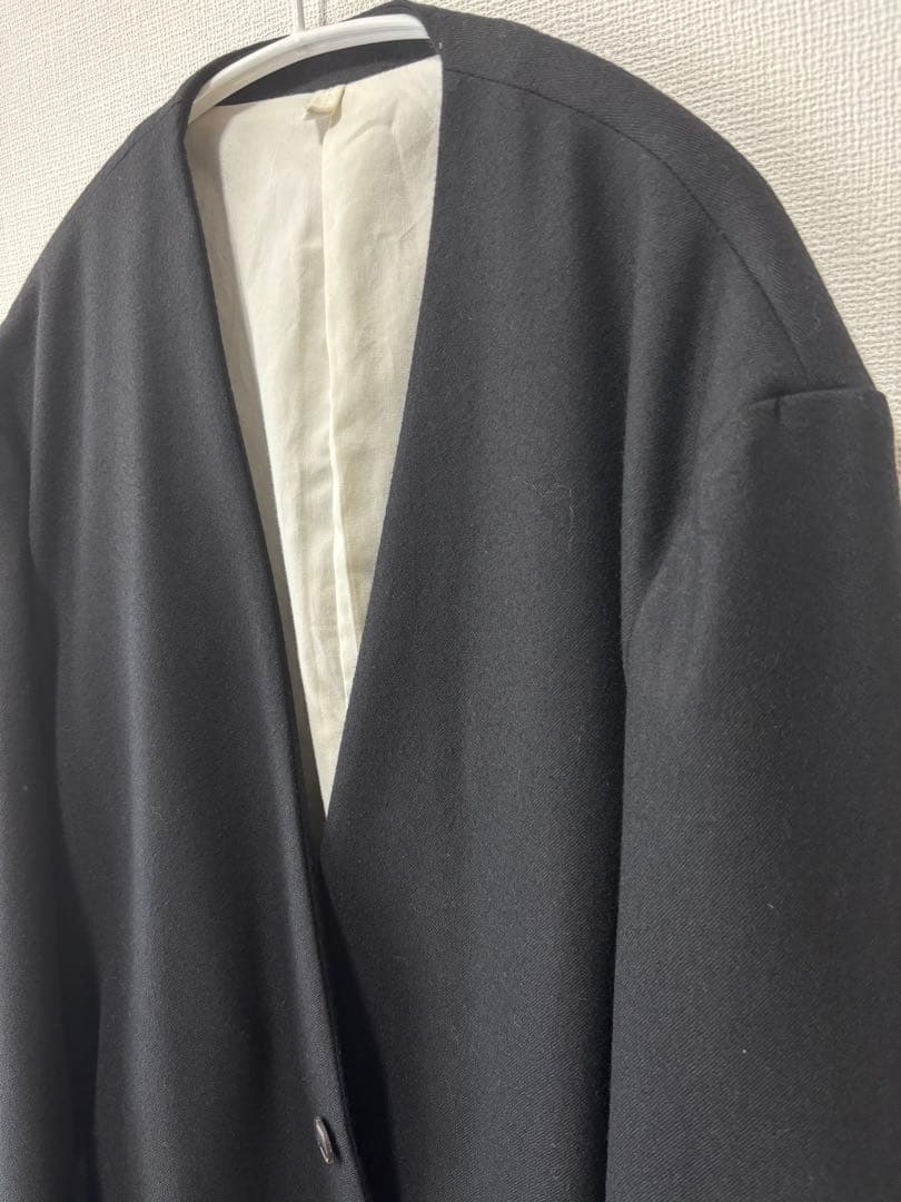 MBハイエンド尾州ウール クラシックノーカラージャケット　エムビー