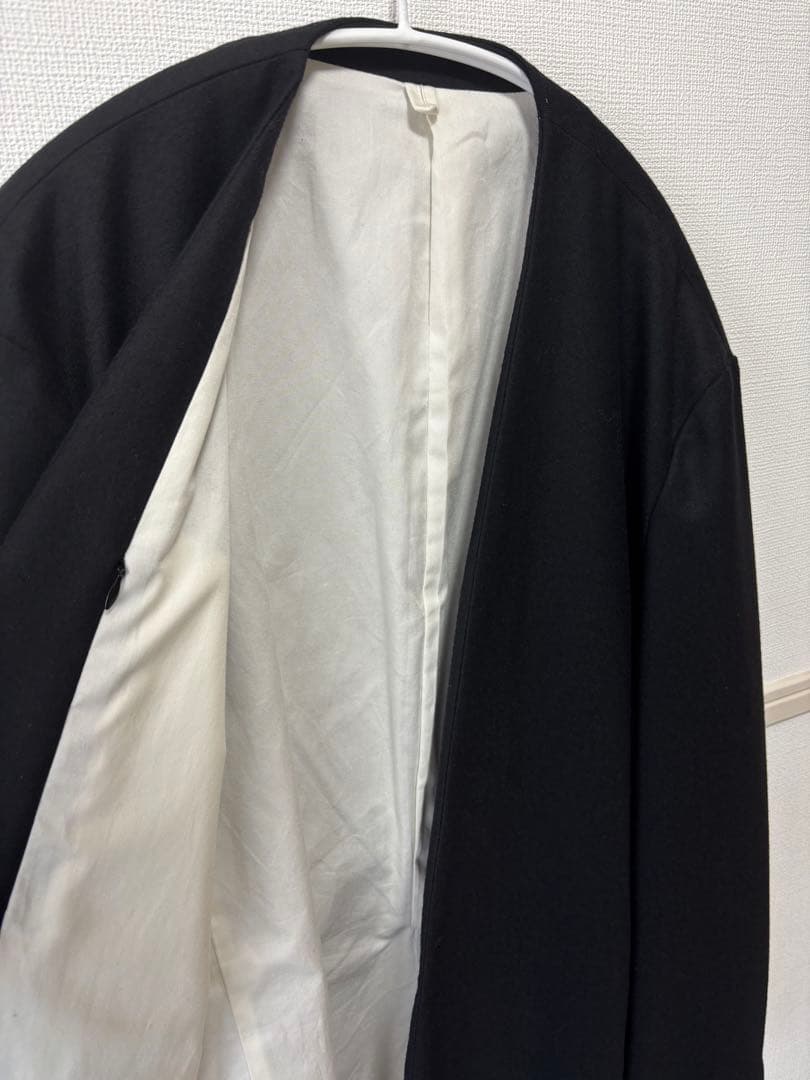 MBハイエンド尾州ウール クラシックノーカラージャケット　エムビー