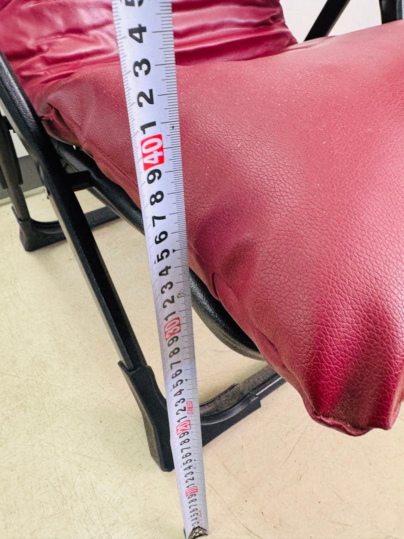 Gravina リクライニングチェア ワインレッド 折り畳み 1人掛け ソファー