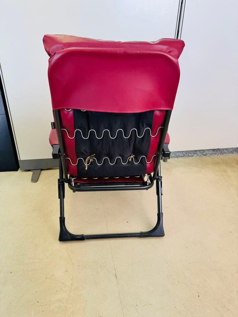 Gravina リクライニングチェア ワインレッド 折り畳み 1人掛け ソファー