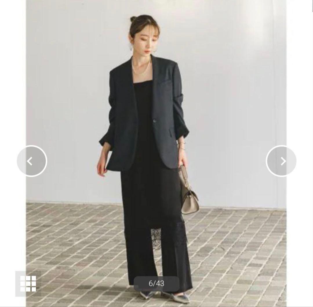 36 24AW ダブルクロスカラーレスジャケット