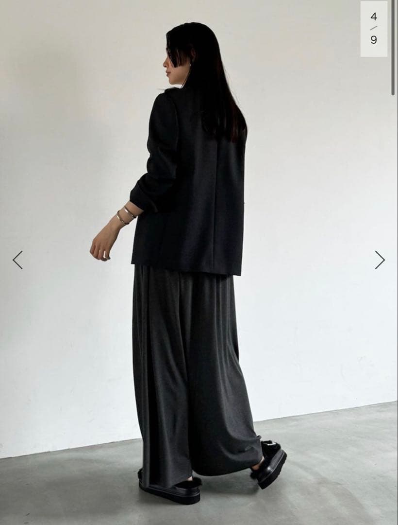 36 24AW ダブルクロスカラーレスジャケット