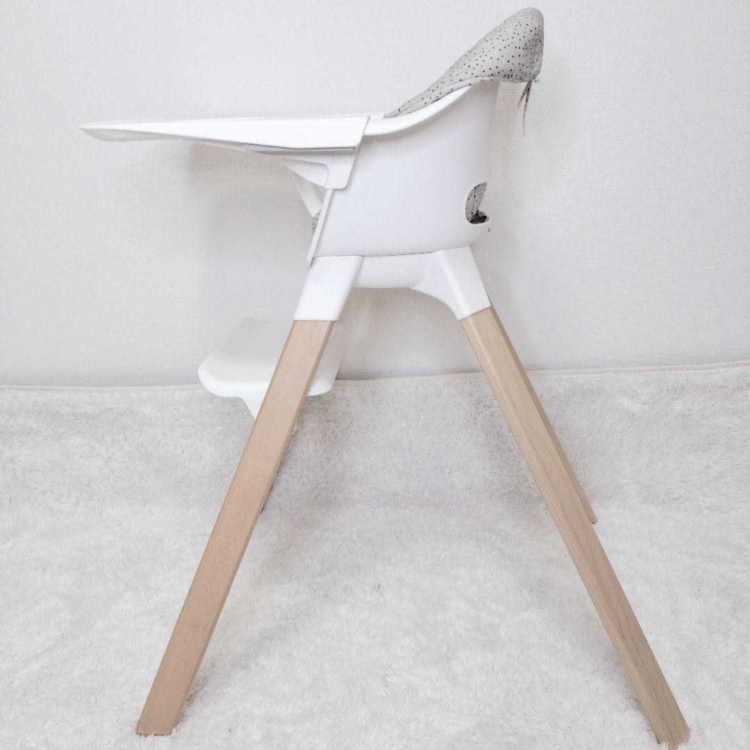 【美品】　ストッケ　クリック　ハイチェア　ベビーチェア　クッション付
