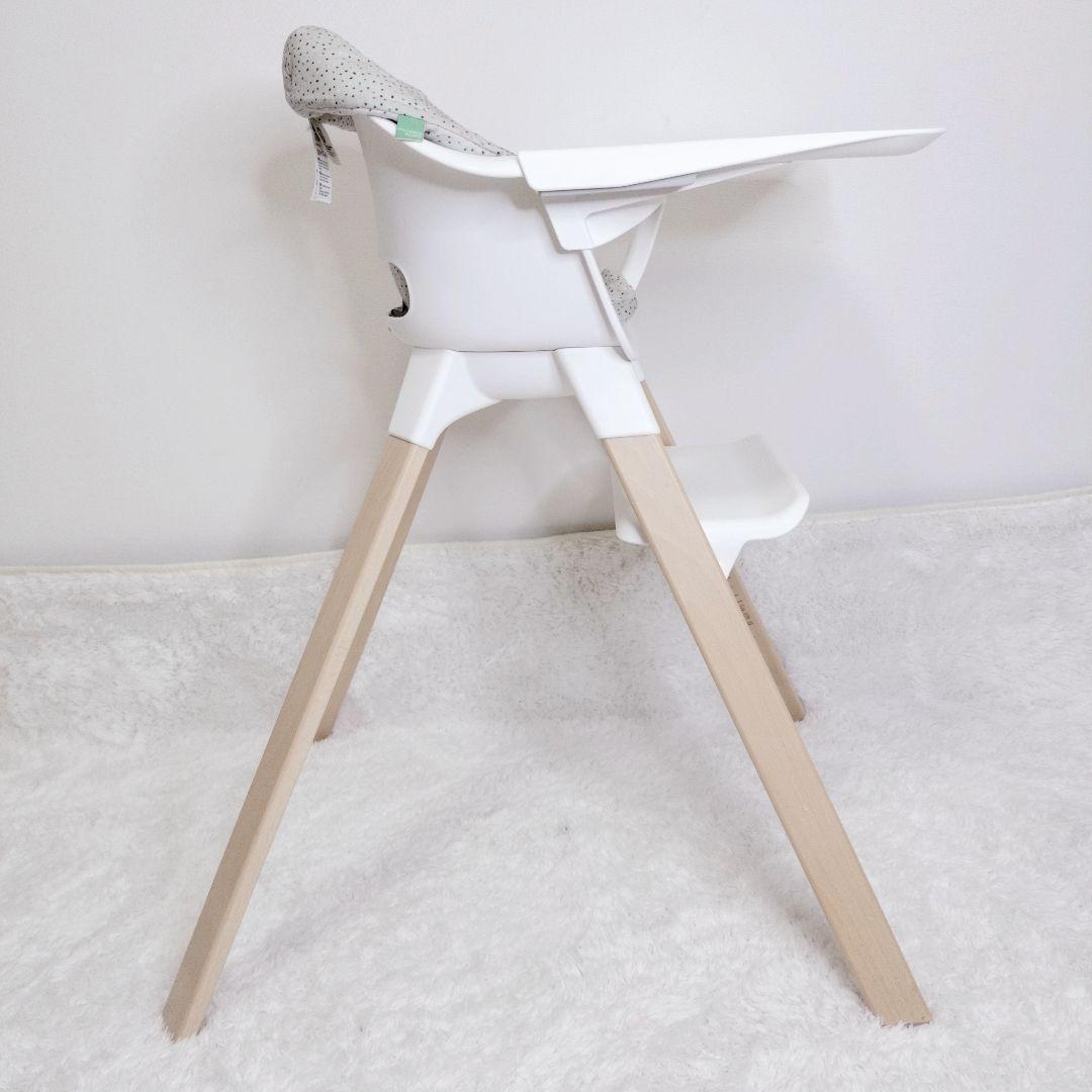 【美品】　ストッケ　クリック　ハイチェア　ベビーチェア　クッション付