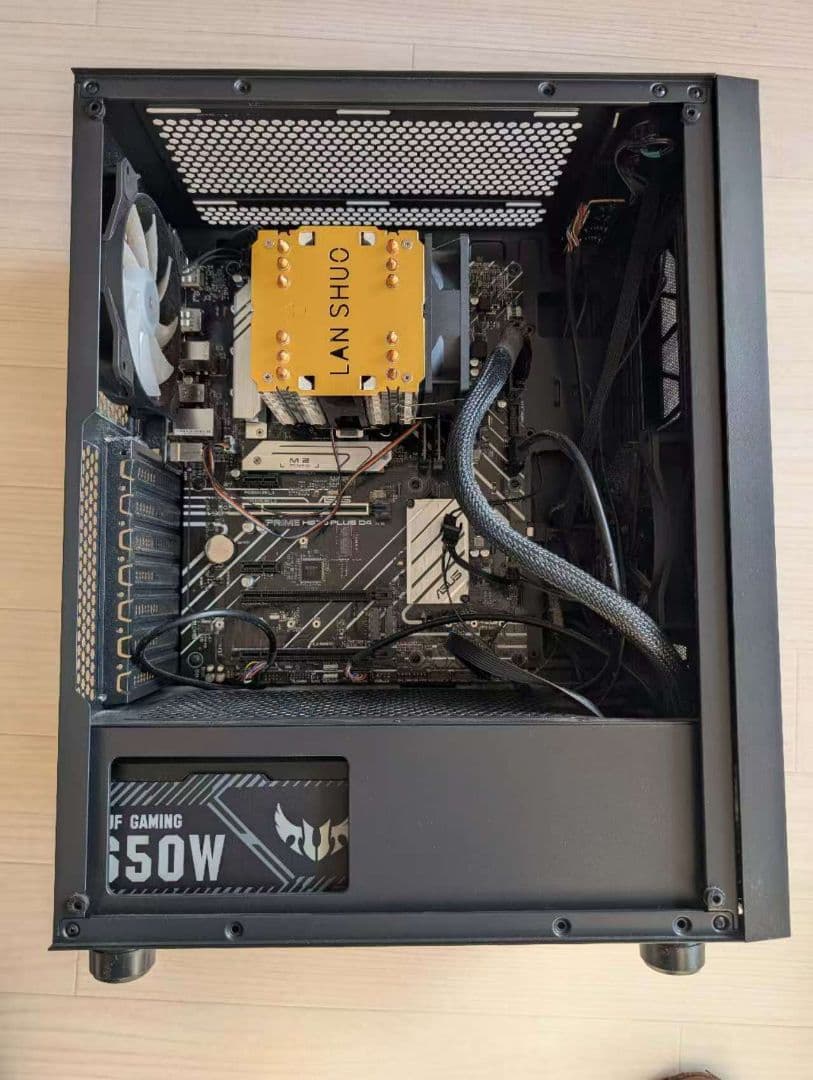 自作デスクトップPC i5-12500/128GB/2TB NVMe 電源ケーブ