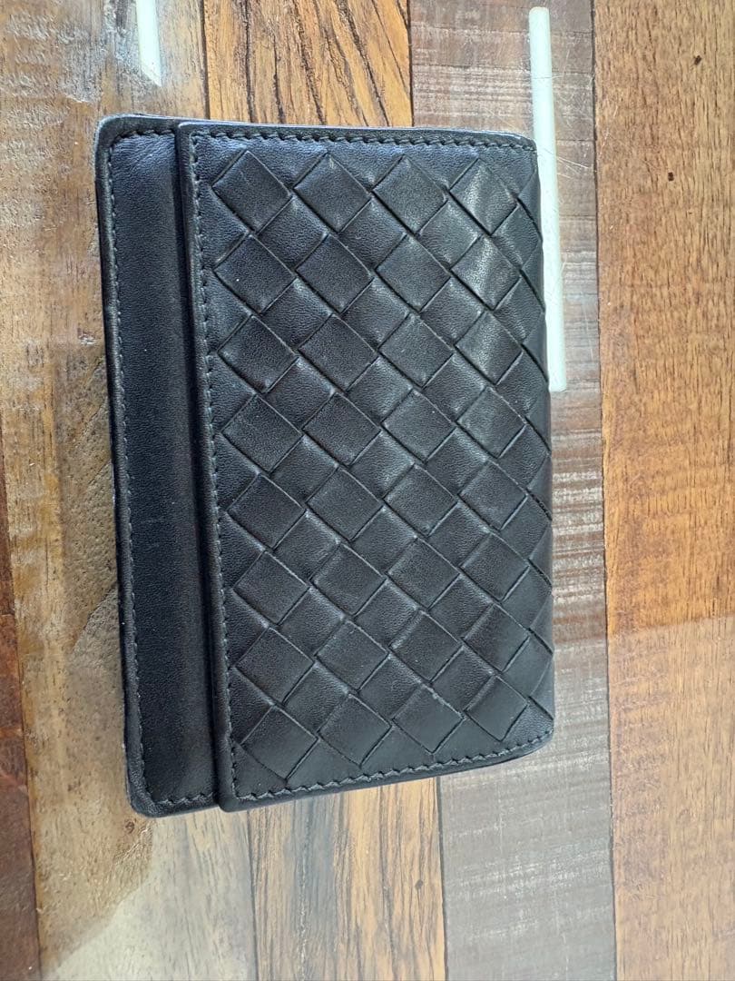 BOTTEGA VENETA 編み込みレザー名刺入れ