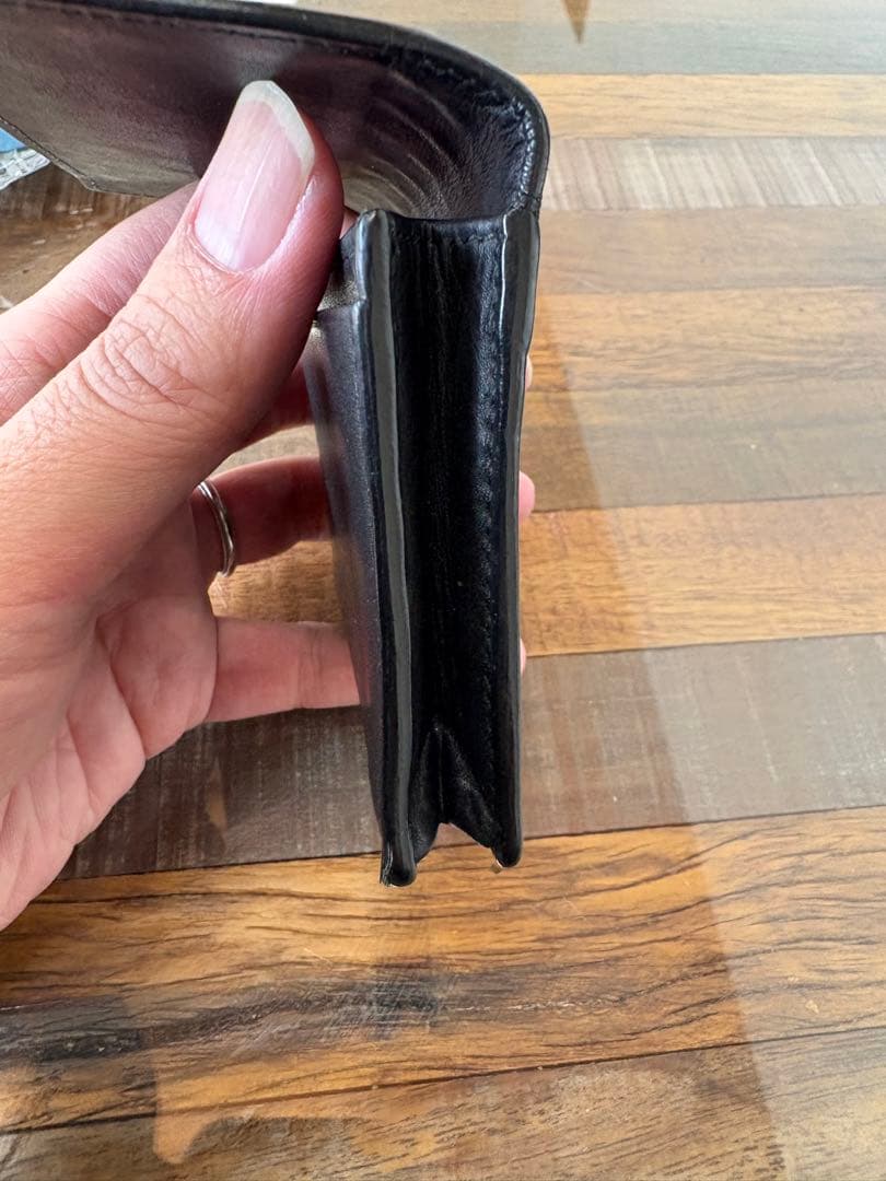 BOTTEGA VENETA 編み込みレザー名刺入れ