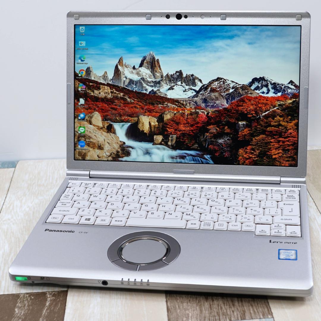 超高速ＳＳＤ換装✨美品の軽量モバイル✨第８世代コアｉ５✨ノートパソコン✨️日本製