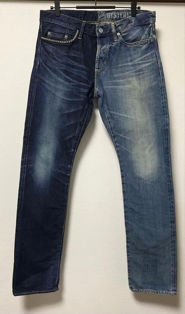 ヒステリックグラマー　キムタク　HRLR加工　デニム　ジーンズ　　32インチ