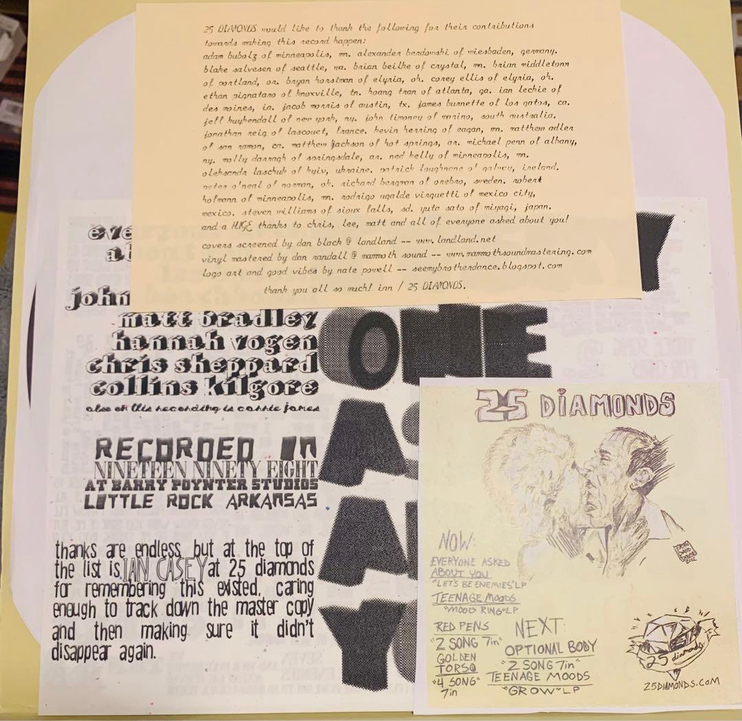 Everyone Asked About You シリアルナンバー付限定レコード