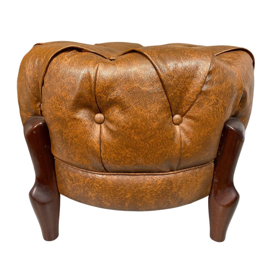 【美品】マルニ木工 ベルサイユ オットマン ブラウン②