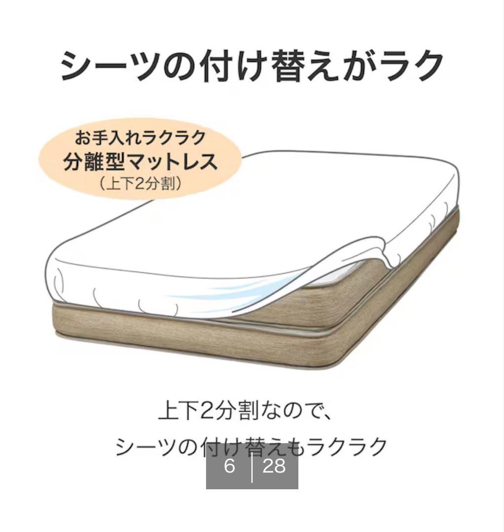 【hansuke】ニトリ　Nスリープ P3-CC セミダブル