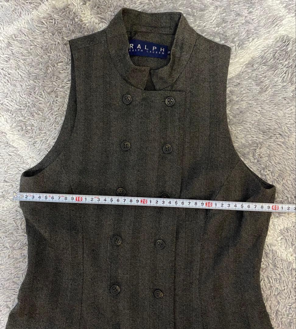 RALPH LAUREN ノースリーブフレアロングワンピース サイズ9【M】