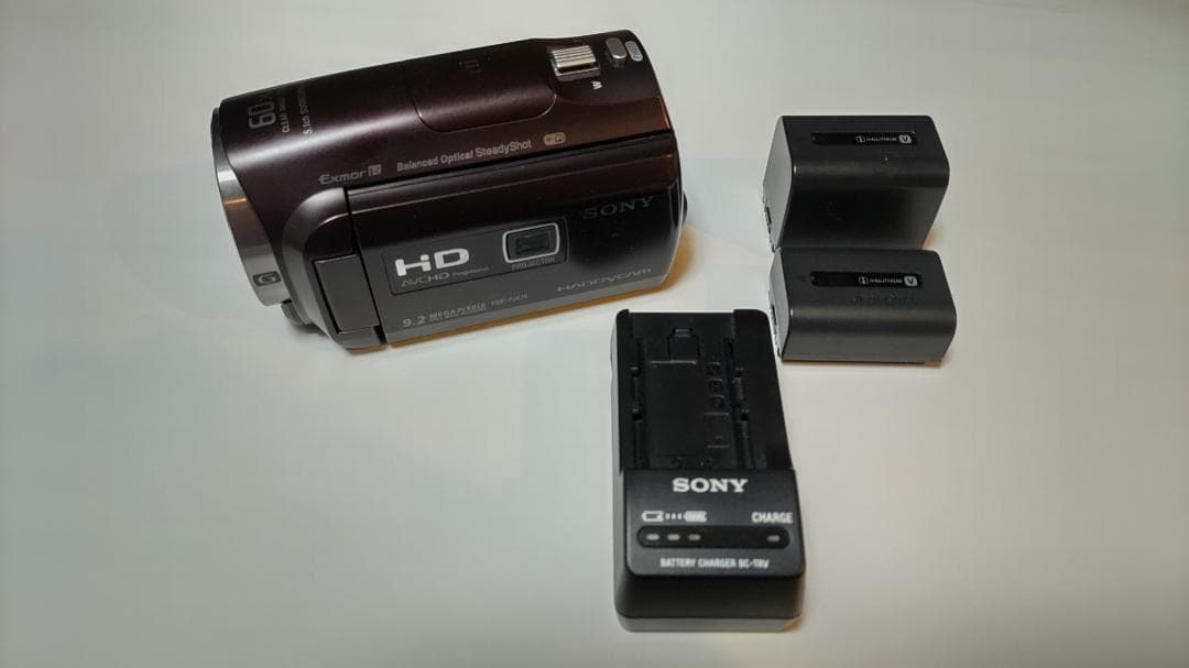 SONY HDR-PJ670 ビデオカメラ 本体 バッテリーパック