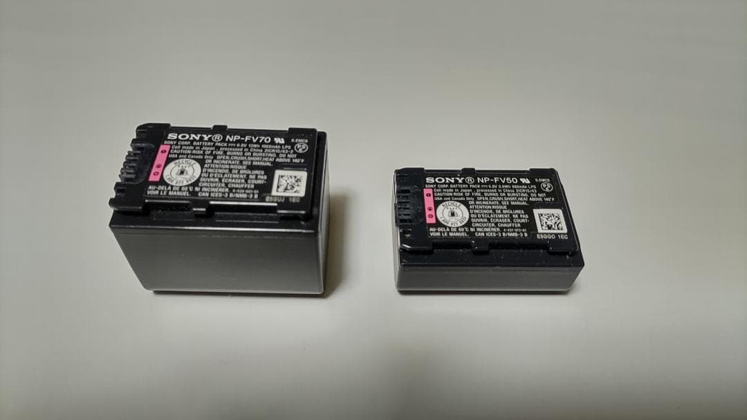 SONY HDR-PJ670 ビデオカメラ 本体 バッテリーパック