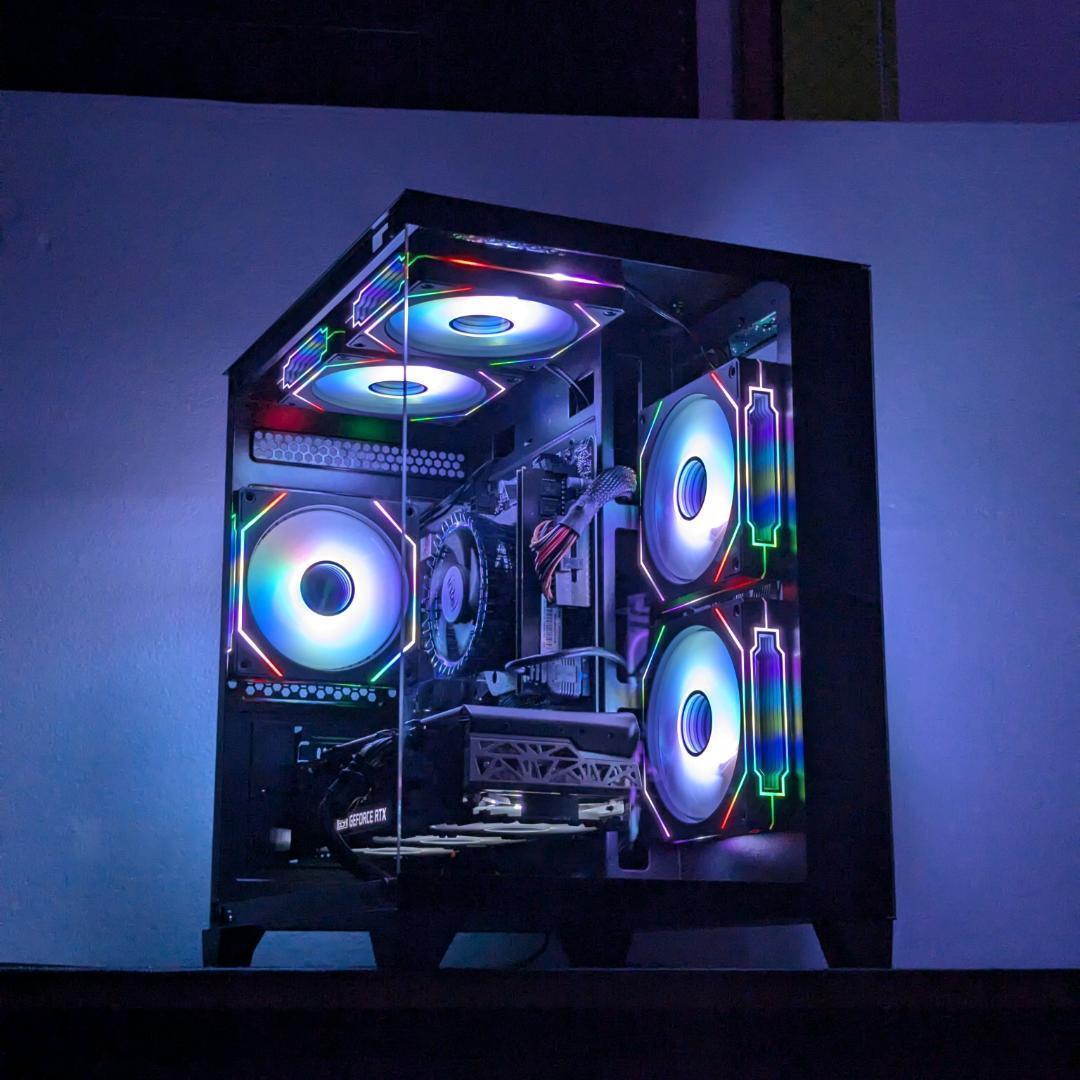 【TITANIUM】✨高性能✨黒い光る✨ゲーミングPC✨RTX3080①