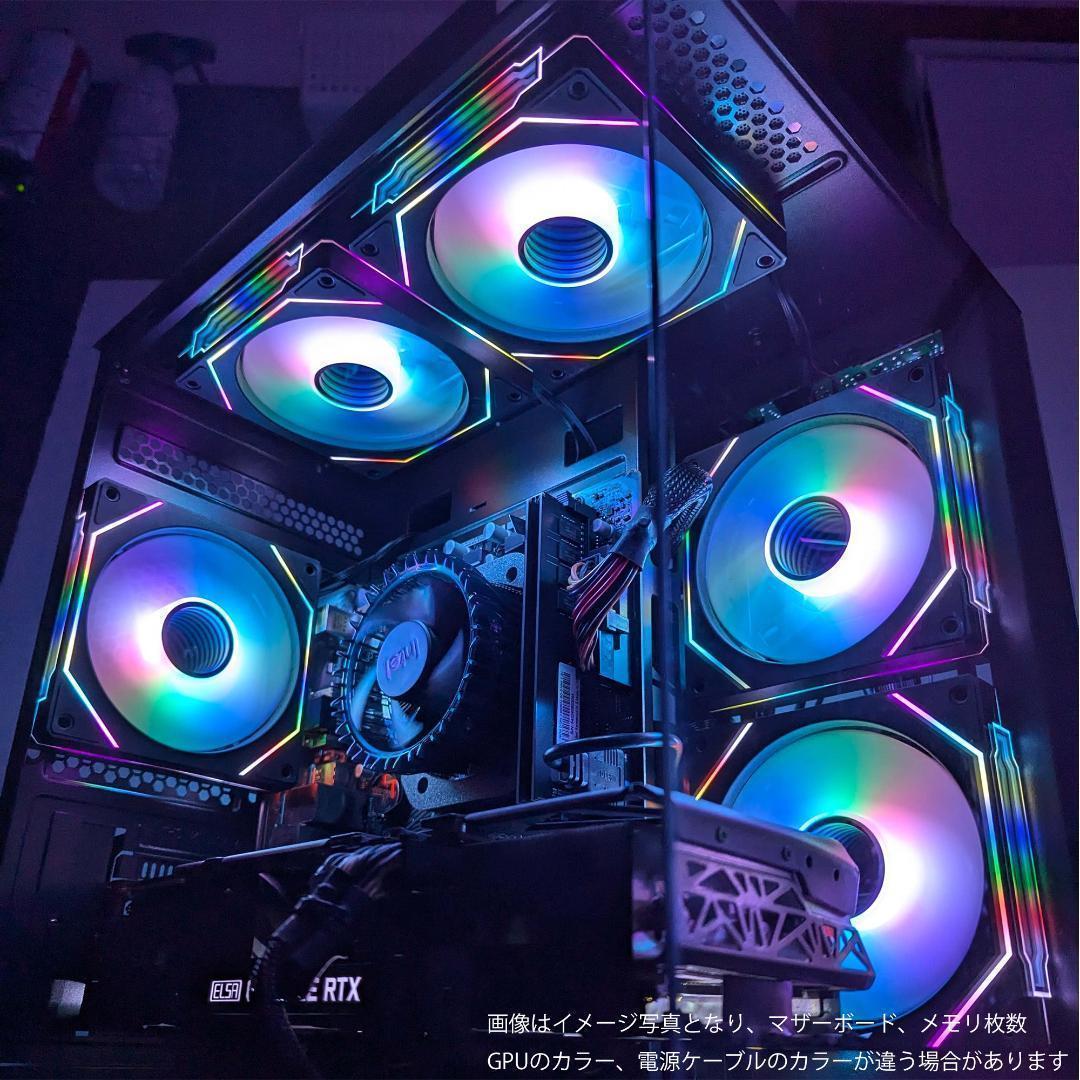 【TITANIUM】✨高性能✨黒い光る✨ゲーミングPC✨RTX3080①