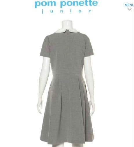 ポンポネットジュニアL (160㎝) ワンピースセット　卒業式中学受験セレモニー