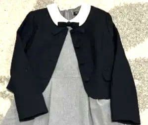 ポンポネットジュニアL (160㎝) ワンピースセット　卒業式中学受験セレモニー