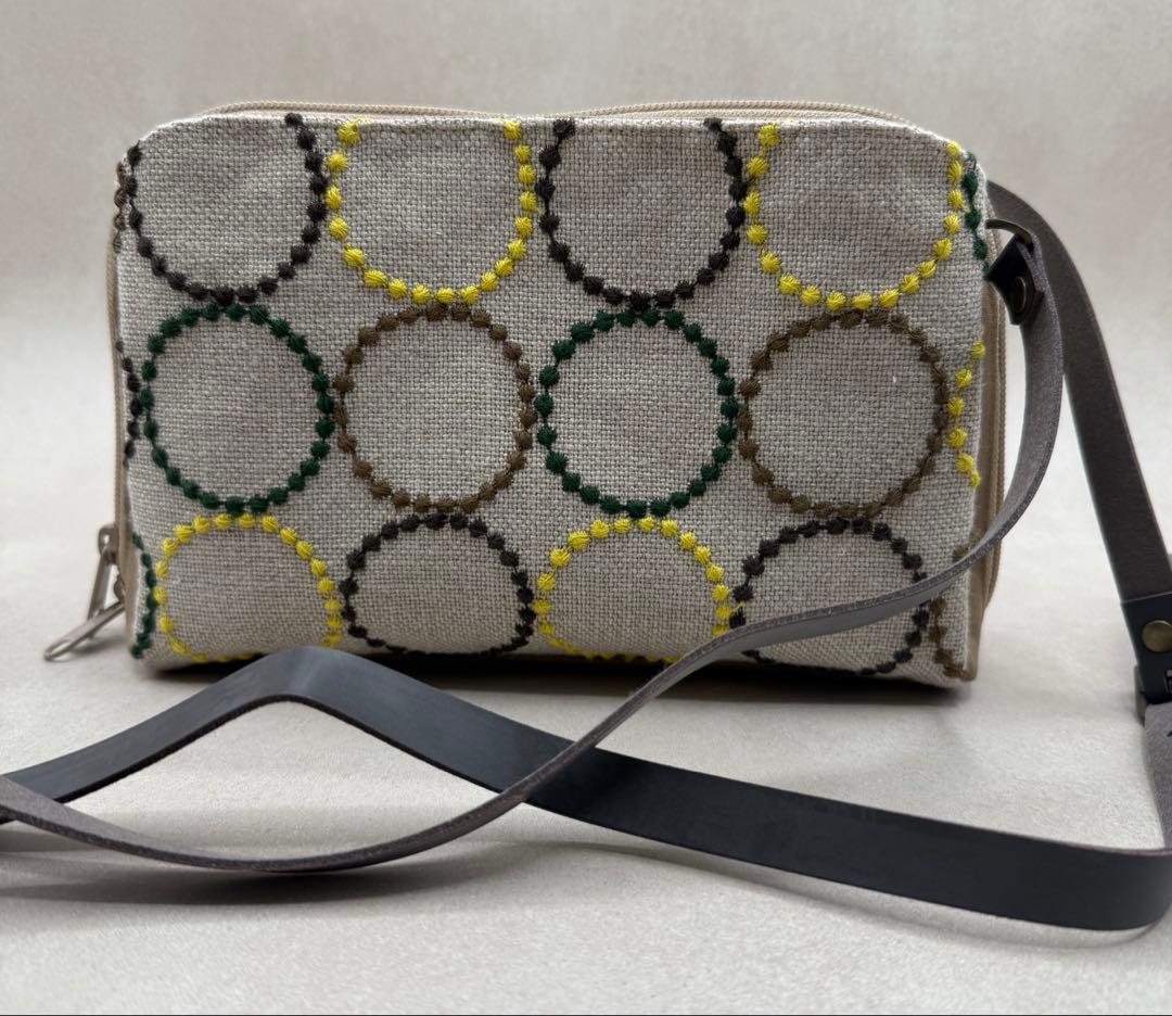 ミナペルホネン タンバリン ハンドメイドバッグ 1118Ⓐ