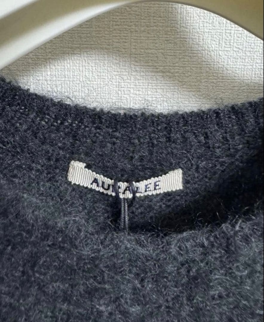 BRUSHED SUPER KID MOHAIR KNIT P/O サイズ5