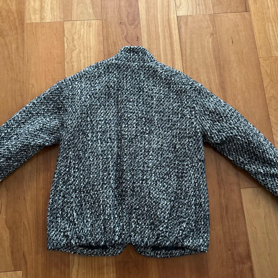 SINME シンメ　パデットジャケット　ツイード