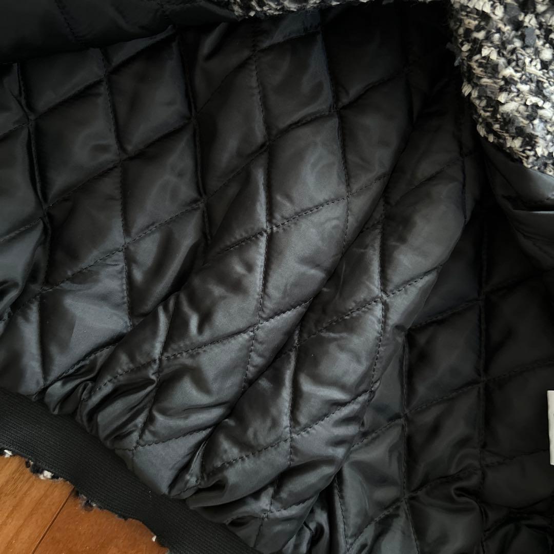 SINME シンメ　パデットジャケット　ツイード