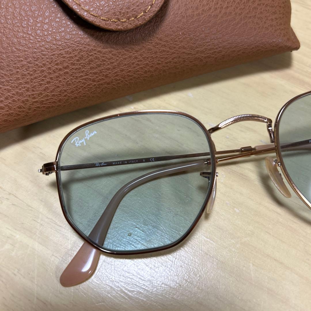 Ray-Ban ゴールド スクエア サングラス RB3548-N レイバン