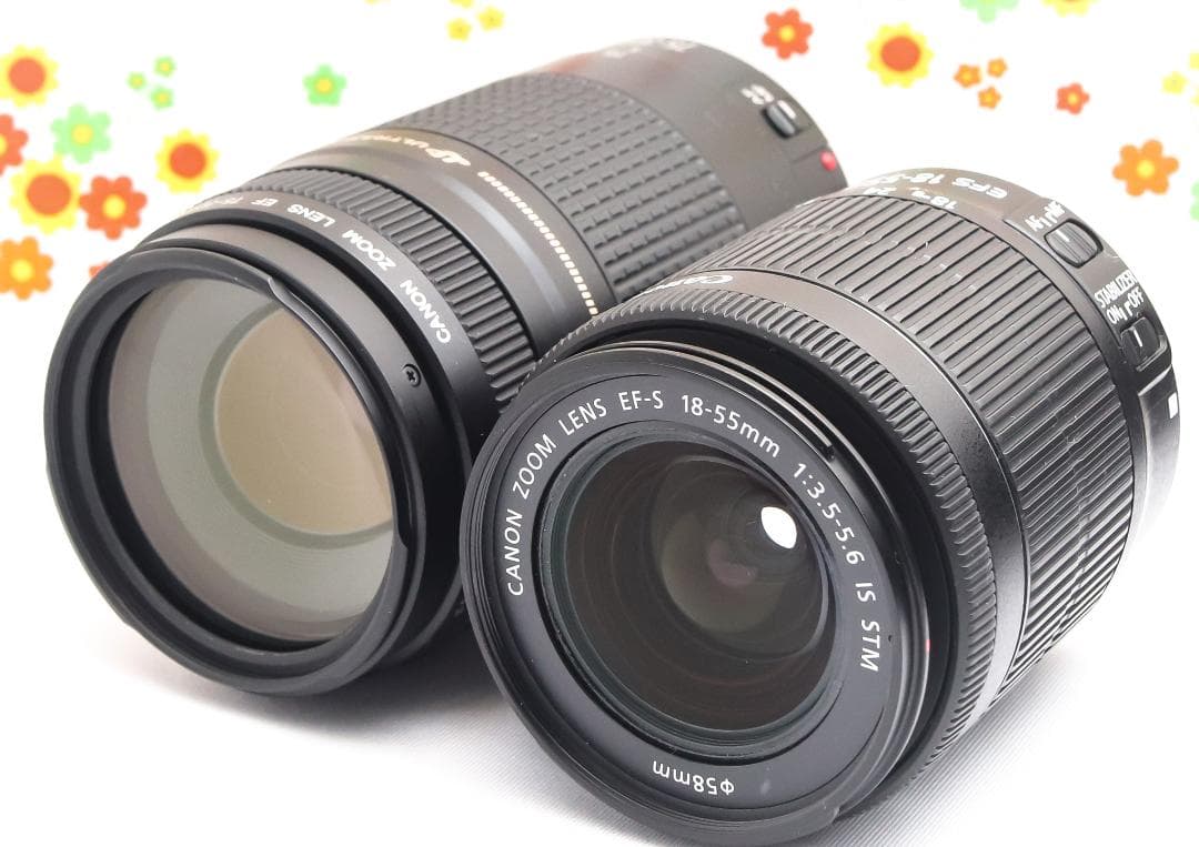 キャノン Canon EOS 7D☆スマホ転送☆ダブルレンズ！☆一眼レフ