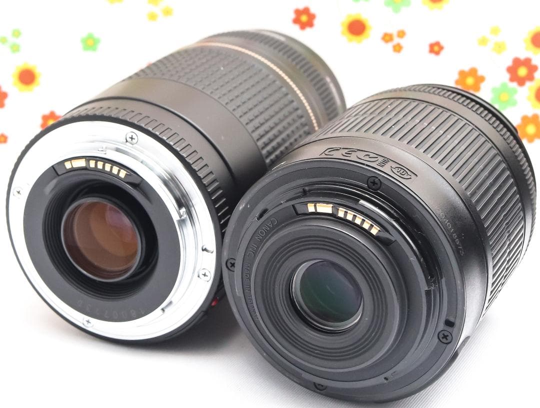 キャノン Canon EOS 7D☆スマホ転送☆ダブルレンズ！☆一眼レフ
