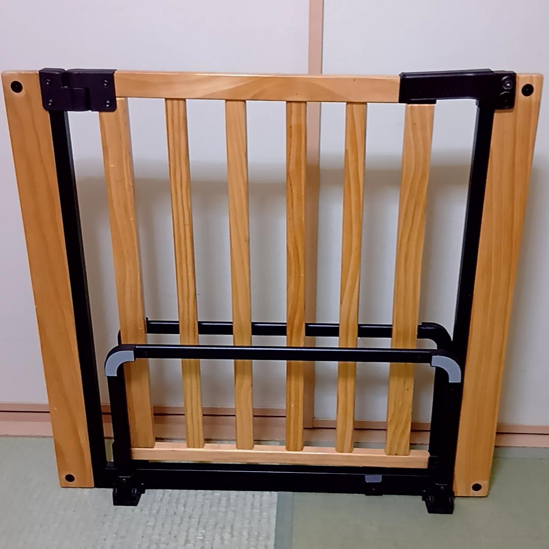 日本育児 木製パーテーション FLEX-Ⅱ 400　ベビーゲート　取扱説明書付属