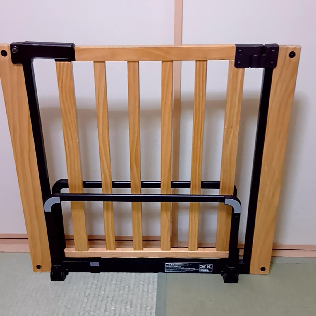 日本育児 木製パーテーション FLEX-Ⅱ 400　ベビーゲート　取扱説明書付属