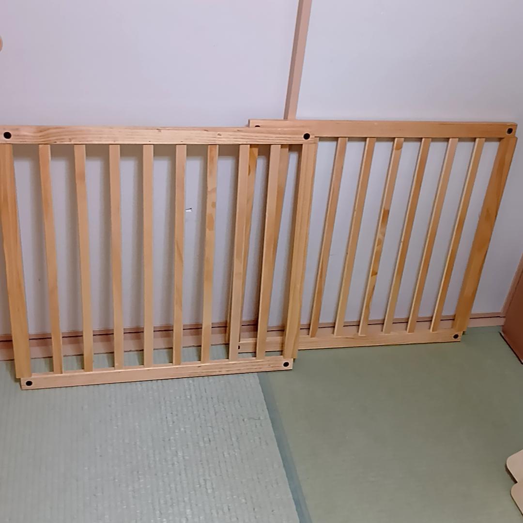 日本育児 木製パーテーション FLEX-Ⅱ 400　ベビーゲート　取扱説明書付属