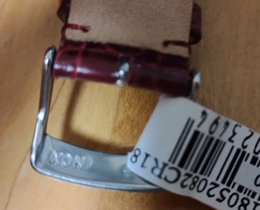 【新品】モレラート カイマンワニ 18mm バーガンディ