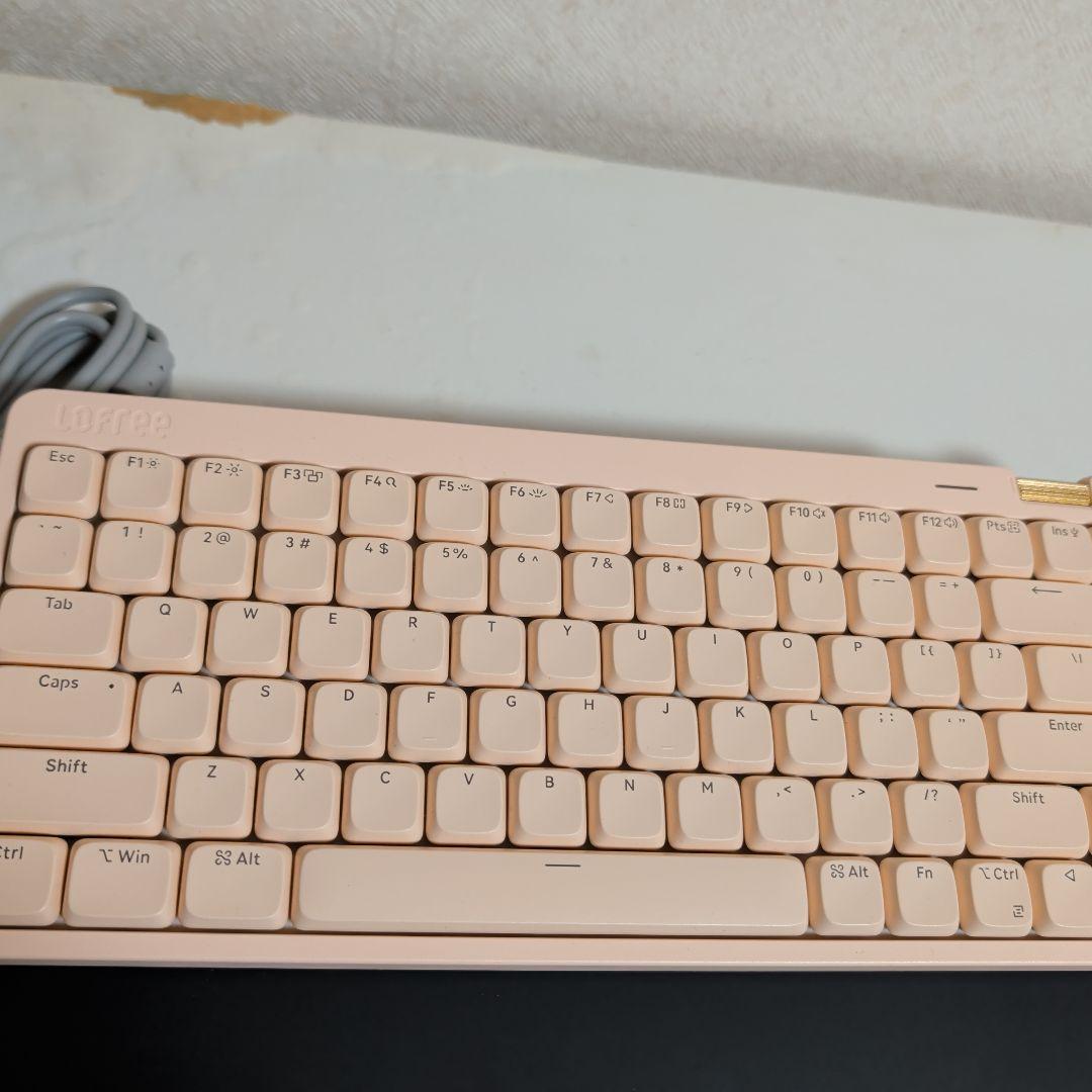【ほぼ新品】LOFREE Flow Lite84 US配列 ピンク