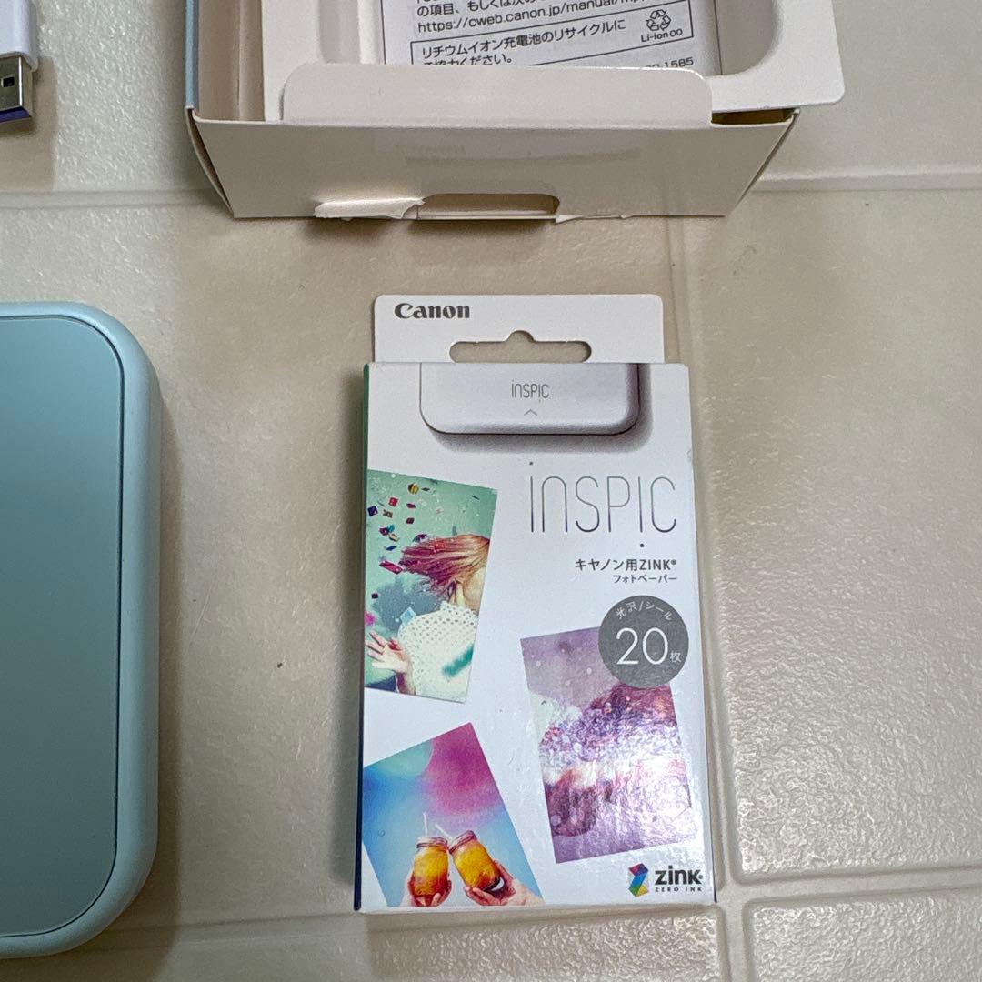 Canon iNSPiC PV-223-BL ブルー スマホプリンター