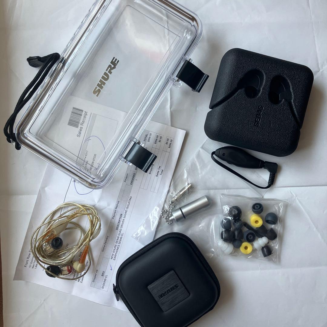 Shure シュア SE846 第一世代 有線イヤホン 中古綺麗品